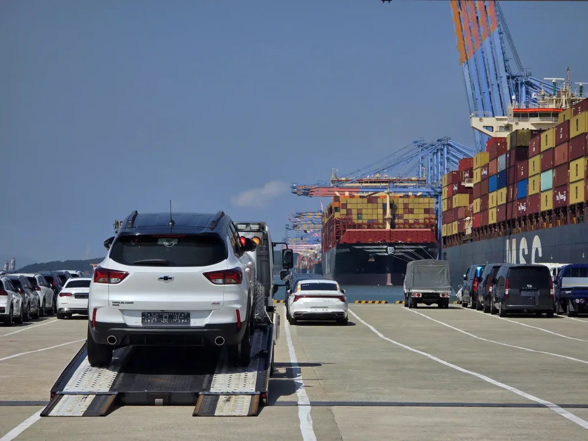 Korean vehicle export terminal